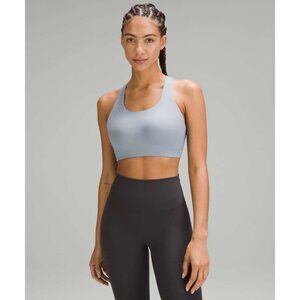 NWOT Lululemon Airsupport Bra High Support Chambray / Powder Blue 36DD